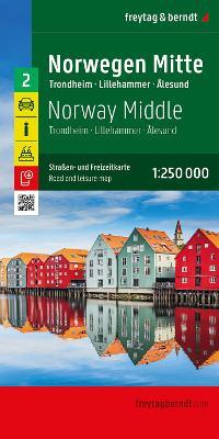 Norvegia centro 1:250.000 2026  - Libro Freytag & Berndt 2026 | Libraccio.it