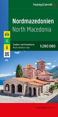 North Macedonia 1:200.000 2025  - Libro Freytag & Berndt 2025, Auto karte | Libraccio.it