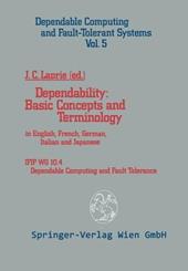 Dependability: Basic Concepts and Terminology