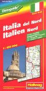 Italia del Nord-Italien Nord 1:650.000  - Libro Hallwag 2017, Carte stradali d'Europa | Libraccio.it
