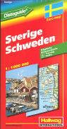Svezia-Sverige-Schweden 1:800.000 1:900.000  - Libro Hallwag 2017, Carte stradali d'Europa | Libraccio.it