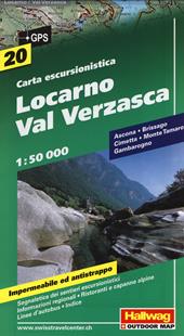 Locarno, Val Verzasca 1:50.000. Carta escursionistica