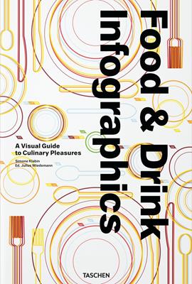 Food & drink infographics. A visual guide to culinary pleasures. Ediz. inglese, francese e tedesca - Simone Klabin - Libro Taschen 2021 | Libraccio.it