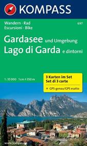 Carta escursionistica n. 697. Lago di Garda e dintorni 1:35.000. Adatto a GPS. Digital map. DVD-ROM