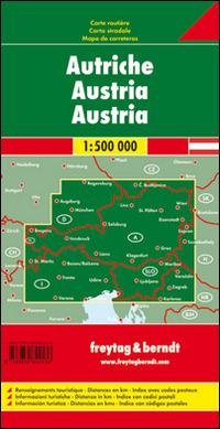 AUSTRIA 1:500K  - Libro Freytag & Berndt 2008, Auto karte | Libraccio.it