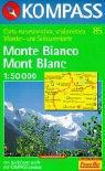 Carta escursionistica n. 85. Svizzera, Alpi occidentali. Monte Bianco 1:50.000