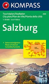 Pianta della città n. 444. Salisburgo-Salzburg 1:10.000. Ediz. bilingue
