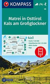 Carta escursionistica n. 46. Matrei in Osttirol, Kals am Großglockner 1:50.000