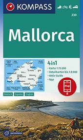 Carta escursionistica n. 230. Mallorca 1:75.000. Ediz. tedesca, spagnola e inglese