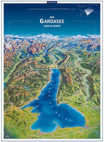 Cartina n. 373. Lago di Garda. Ediz. multilingue  - Libro Kompass 2020 | Libraccio.it