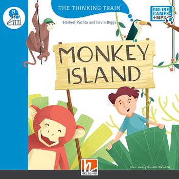 Monkey Island. The thinking train. Registrazione in inglese britannico. Con e-zone (Level B). Con espansione online - Herbert Puchta, Gavin Biggs - Libro Helbling 2021 | Libraccio.it