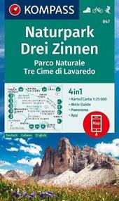 Carta escursionistica KOM 047 Naturpark Drei Zinnen/ Parco Naturale Tre Crime