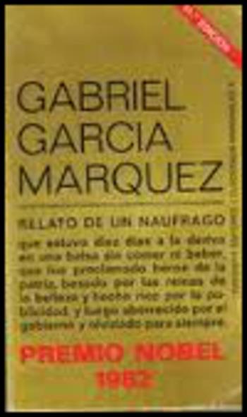 Relato de un naufrago - Gabriel García Márquez - Libro Tusquets 1991 | Libraccio.it