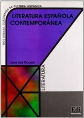Literatura espanola contemporanea.