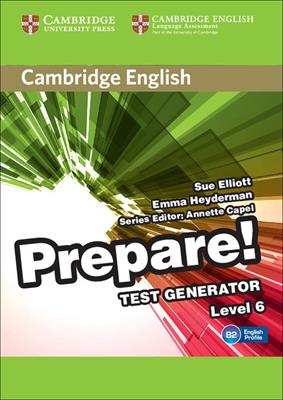 Cambridge English Prepare! Level 6. Test generator. CD-ROM - Sue Elliott, Emma Heyderman - Libro Cambridge 2017 | Libraccio.it