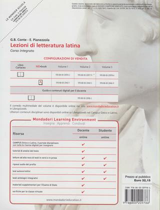 Lezioni di letteratura latina. Per i Licei e gli Ist. Magistrali. Vol. 3: L'età imperiale - Emilio Pianezzola, Gian Biagio Conte - Libro Mondadori Education 2010 | Libraccio.it