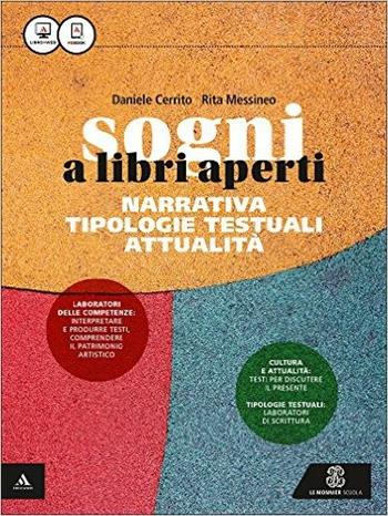 Sogni a libri aperti. Narrativa. Epica, poesie e teatro. e professionali. Con e-book. Con espansione online - Daniele Cerrito, Rita Messineo - Libro Mondadori Education 2015 | Libraccio.it