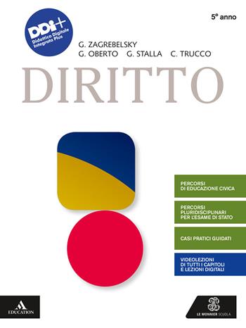 Diritto. Per il 5° anno degli Ist. tecnici e professionali. Con e-book. Con espansione online - Gustavo Zagrebelsky, Giacomo Oberto, Giacomo Maria Stalla - Libro Le Monnier 2021 | Libraccio.it