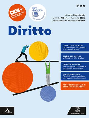 Diritto. Per il 5° anno delle Scuole superiori. Con e-book. Con espansione online. Vol. 3 - Gustavo Zagrebelsky, Giacomo Oberto, Giacomo Maria Stalla - Libro Le Monnier 2024 | Libraccio.it