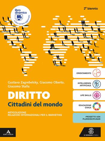 Diritto Articolazione Relazioni Internazionali per il Marketing. Per per il 2° biennio degli Ist. tecnici e professionali. - Gustavo Zagrebelsky, Giacomo Oberto, Giacomo Maria Stalla - Libro Le Monnier 2025 | Libraccio.it