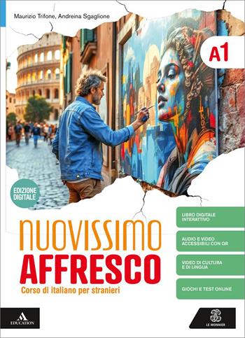 Nuovissimo Affresco A1. Corso di italiano per stranieri. Con Audio - Maurizio Trifone, Andreina Sgaglione - Libro Le Monnier 2026 | Libraccio.it