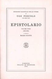 Opere. Vol. 22: Epistolario (1822-1824).
