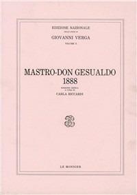 Mastro don Gesualdo (1888) - Giovanni Verga - Libro Mondadori Education, Ediz.nazionale delle opere di G.Verga | Libraccio.it