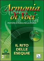Armonia di voci (2006). Con CD Audio. Vol. 2: Il rito delle esequie