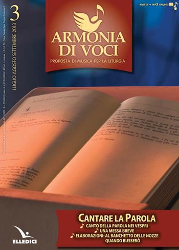 Armonia di voci (2013). Vol. 3  - Libro Editrice Elledici 2014 | Libraccio.it