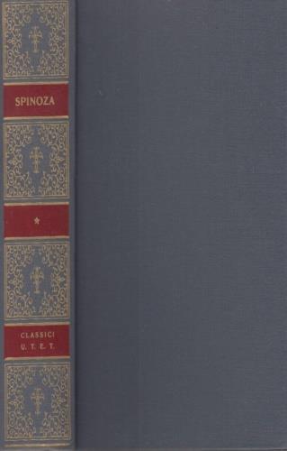 Etica-Trattato teologico-politico - Baruch Spinoza - Libro UTET 1980, Classici della filosofia | Libraccio.it