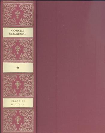 Decisioni dei Concili ecumenici  - Libro UTET 1979, Classici delle religioni | Libraccio.it
