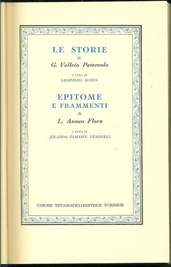 Storie. Vol. 6: Libri 36-40. - Tito Livio - Libro UTET 1980, Classici latini | Libraccio.it