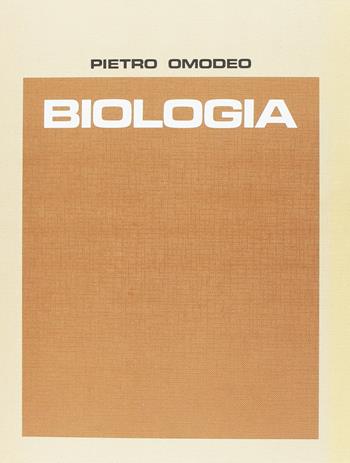 Biologia - Pietro Omodeo - Libro UTET 1983, Varia. Medicina | Libraccio.it