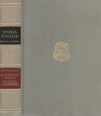 Storia d'Italia. Vol. 8/2: Il Piemonte sabaudo dal periodo napoleonico al Risorgimento - Paola Notario, Narciso Nada - Libro UTET 1993, Storia d'Italia | Libraccio.it