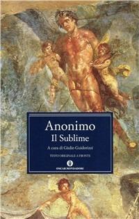 Del sublime - Anonimo - Libro Mondadori 1991, Oscar classici greci e latini | Libraccio.it
