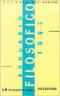 Seconda navigazione. Annuario di filosofia 1997  - Libro Mondadori 1997, Leonardo. Saggistica religiosa | Libraccio.it