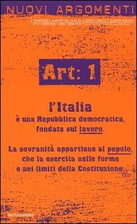 Nuovi argomenti. Vol. 34: Art: 1.  - Libro Mondadori 2006 | Libraccio.it