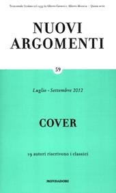 Nuovi argomenti. Vol. 59: Cover.