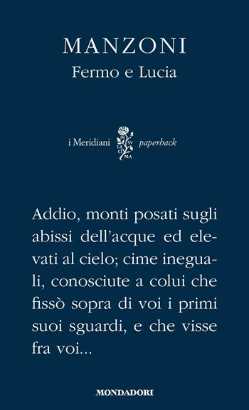 Fermo e Lucia - Alessandro Manzoni - Libro Mondadori 2015, I Meridiani. Paperback | Libraccio.it