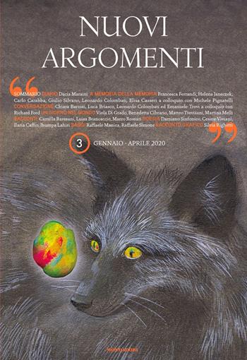 Nuovi argomenti (2020). Vol. 3: Gennaio-Aprile.  - Libro Mondadori 2020 | Libraccio.it