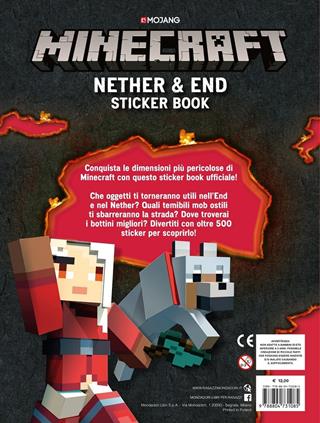 Minecraft. Nether & End sticker book. Con adesivi. Ediz. a colori  - Libro Mondadori 2020, Licenze | Libraccio.it