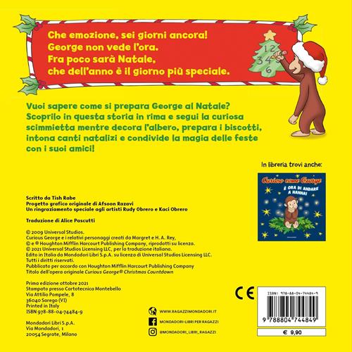 Il Natale sta arrivando! Curioso come George. Ediz. a colori - Tish Rabe -  Libro Mondadori 2021