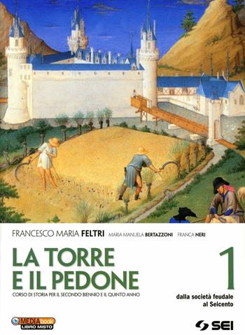 La torre e il pedone. Per le Scuole superiori. Con DVD-ROM. Vol. 1: Dalla società feudale al Seicento - Francesco Maria Feltri, M. Manuela Bertazzoni, Franca Neri - Libro SEI 2012 | Libraccio.it