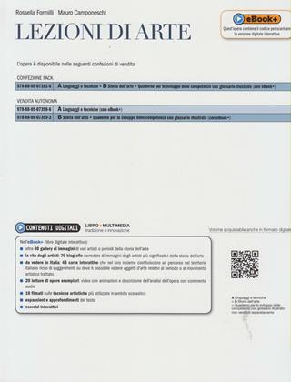 Lezioni di arte. Vol. A-B-Quaderno per lo sviluppo delle competenze con glossario illustrato. - Rossella Formilli, Mauro Camponeschi - Libro SEI 2014 | Libraccio.it