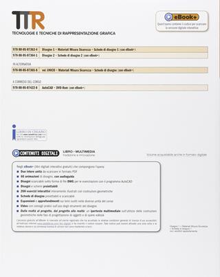 TTR. Tecnologie e tecniche di rappresentazione grafica. Disegno 1-Materiali misura sicurezza-schede di disegno 1. - Sergio Della Vecchia - Libro SEI 2015 | Libraccio.it