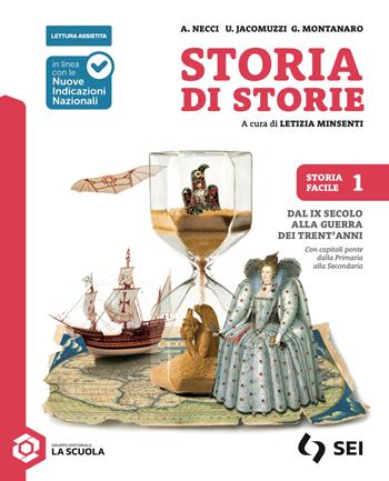 Storia di storie. Per la Scuola media. Con La spada e la parola. Vol. 1 - Alessandra Necci, Ulisse Jacomuzzi, Giorgio Montanaro - Libro SEI 2026 | Libraccio.it