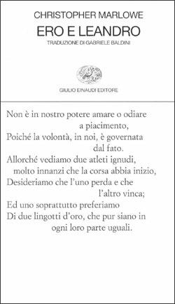 Ero e Leandro - Christopher Marlowe - Libro Einaudi 1997, Collezione di poesia | Libraccio.it