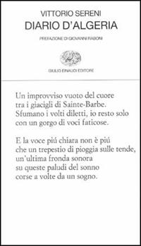 Diario d'Algeria - Vittorio Sereni - Libro Einaudi 1996, Collezione di poesia | Libraccio.it