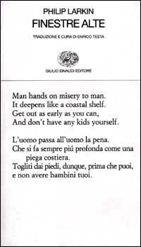 Finestre alte. Testo inglese a fronte - Philip Larkin - Libro Einaudi 2002, Collezione di poesia | Libraccio.it