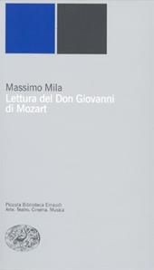 Lettura del «Don Giovanni» di Mozart